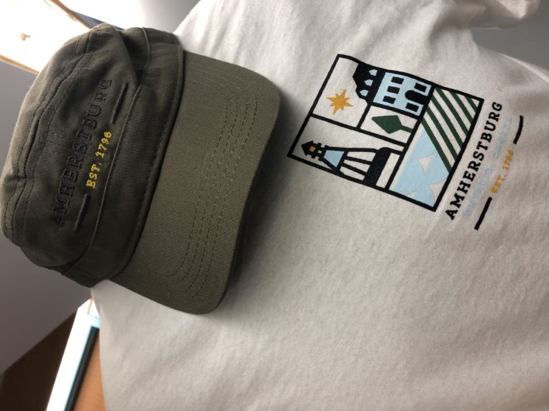 <p>Amherstburg Apparel hat and t-shirt</p>