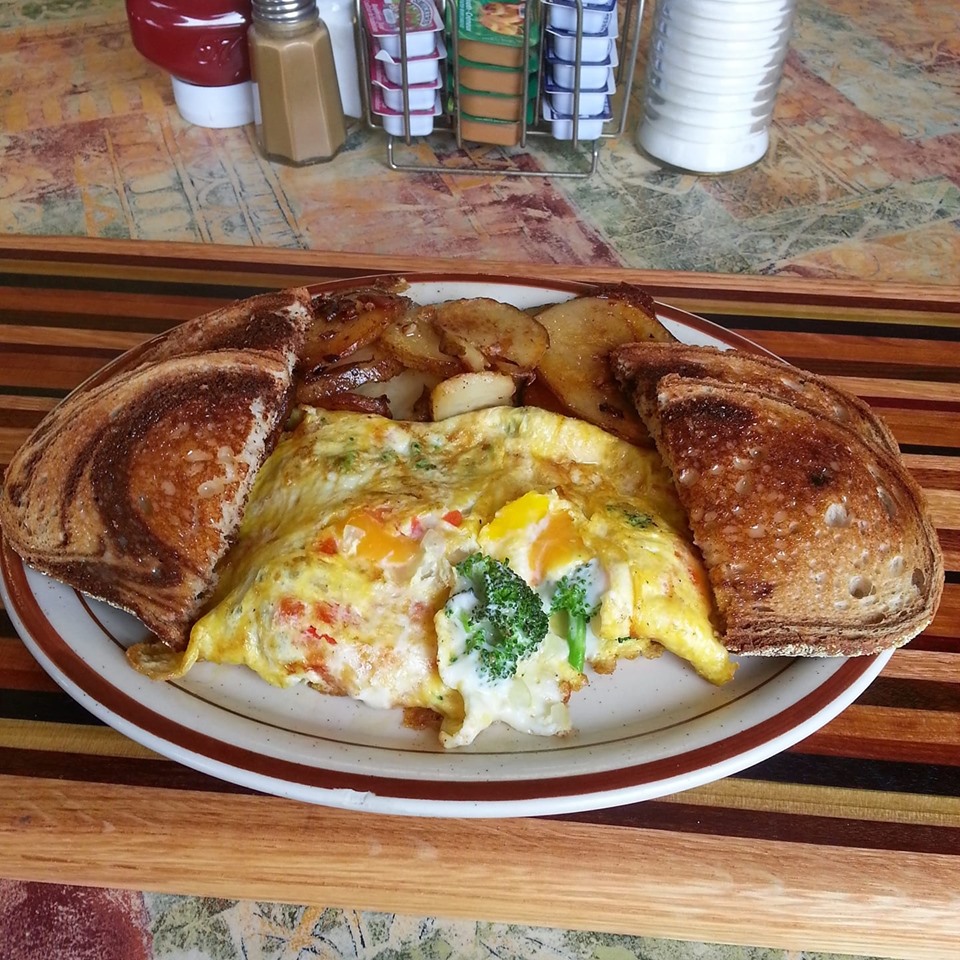 omelette and potato breakfast from Ure's Country Kitchen