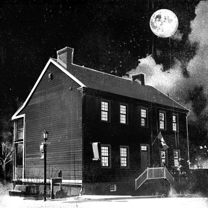 Black and white image of the Gordon House
