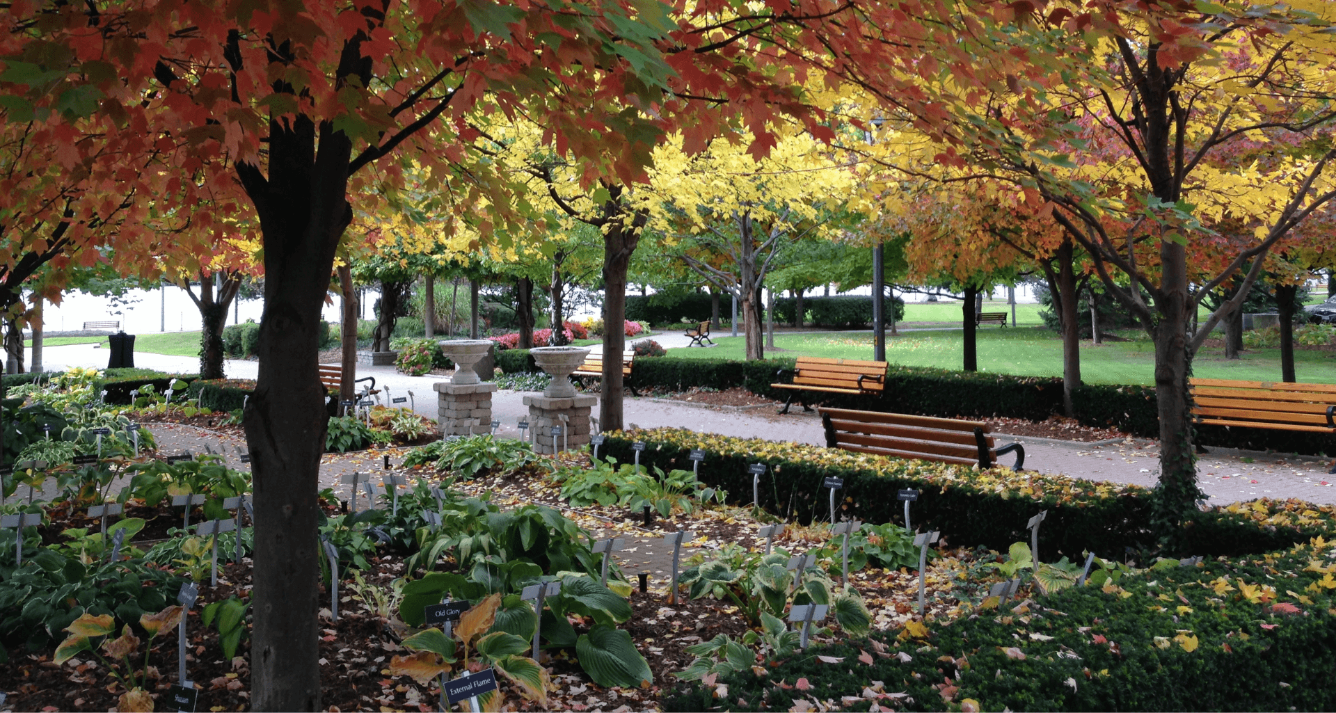 King's Navy Yard Park in the Fall.