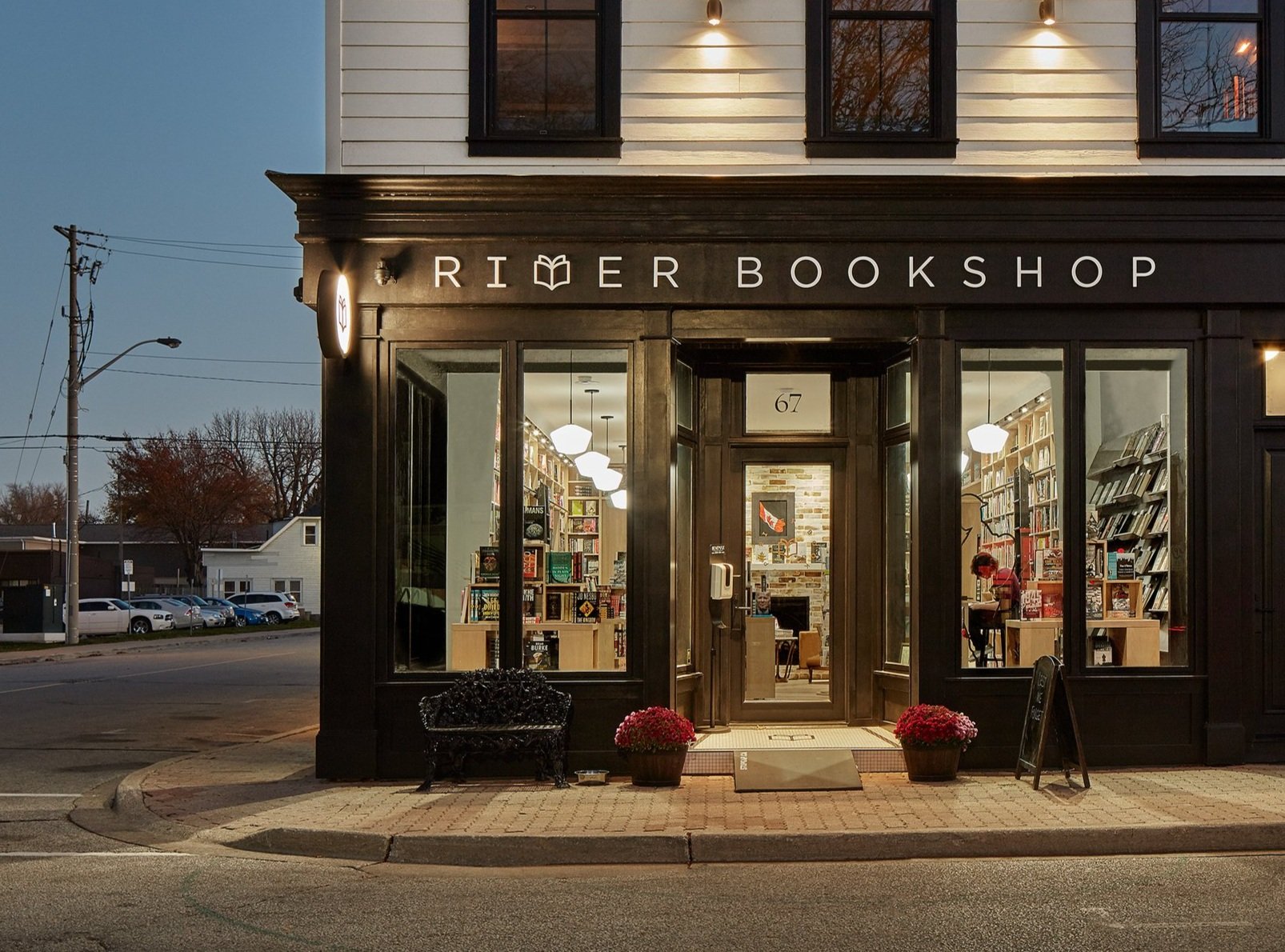 river bookshop entrance