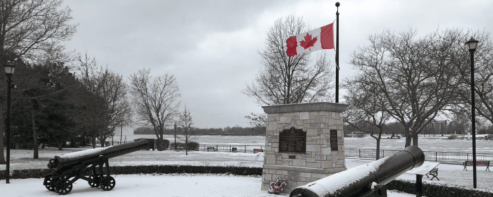 Cenotaph in winter