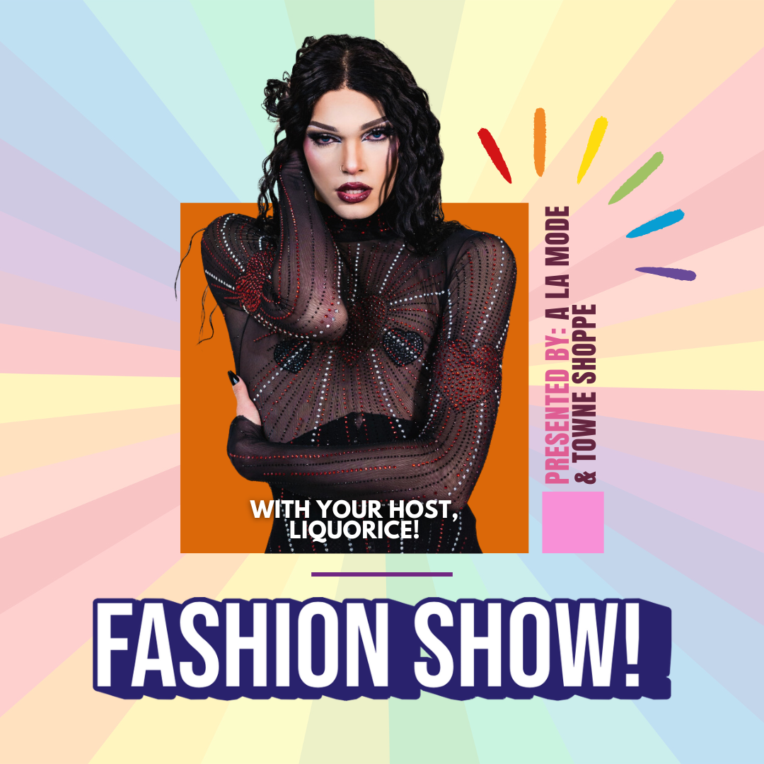 Fashion Show poster featuring liquorice